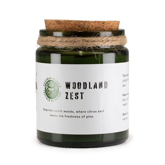 Vela de soja Greenman Woodwick - Esencia del Bosque