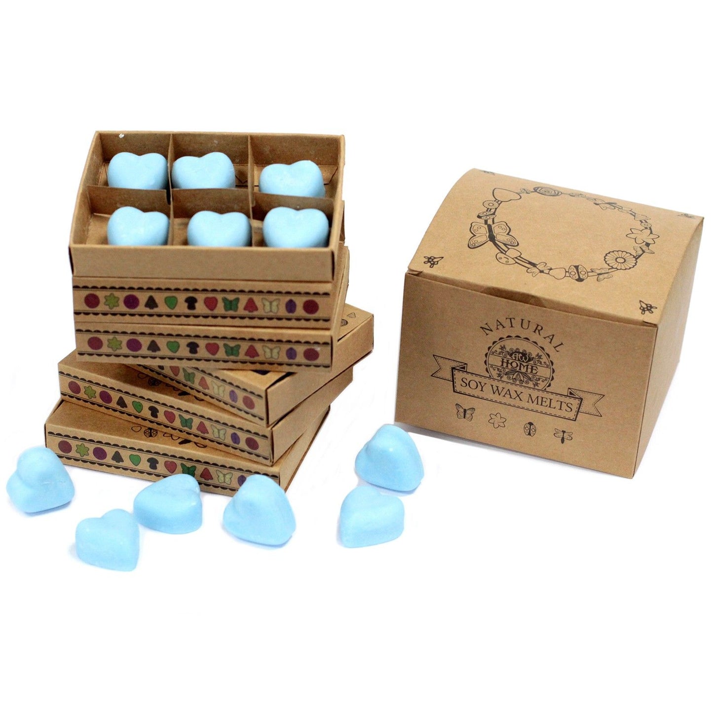 Caja de 6 Ceras de Soja – Baya de Gota