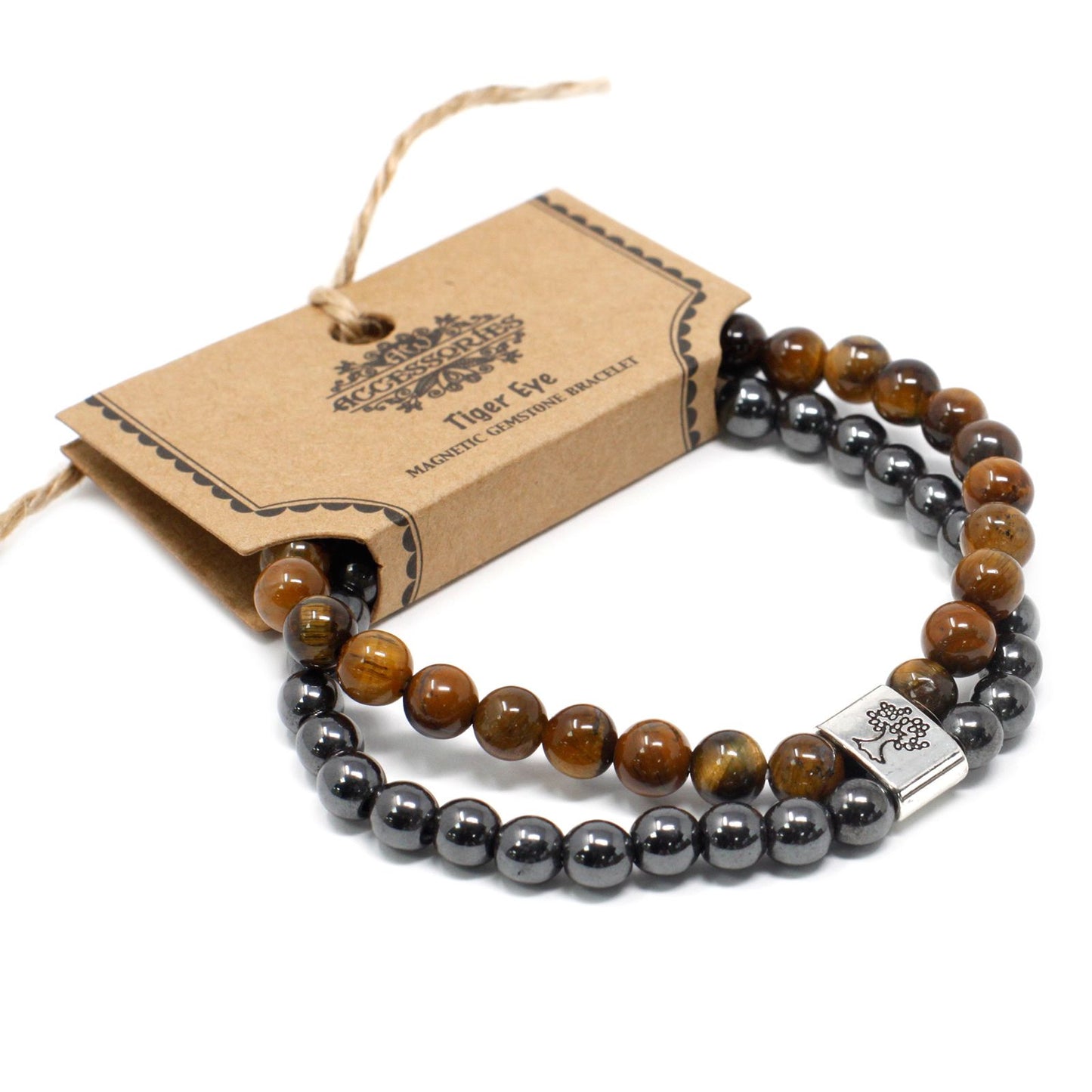 Pulsera de Piedras Magnéticas – Ojo de Tigre
