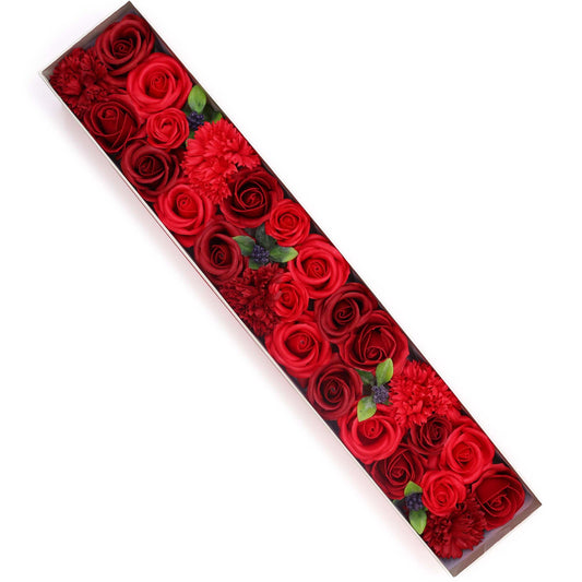 Caja Rosas de Jabón Rojas