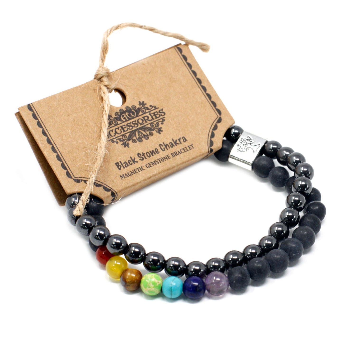 Pulsera de Piedras Magnéticas – Piedra Negra