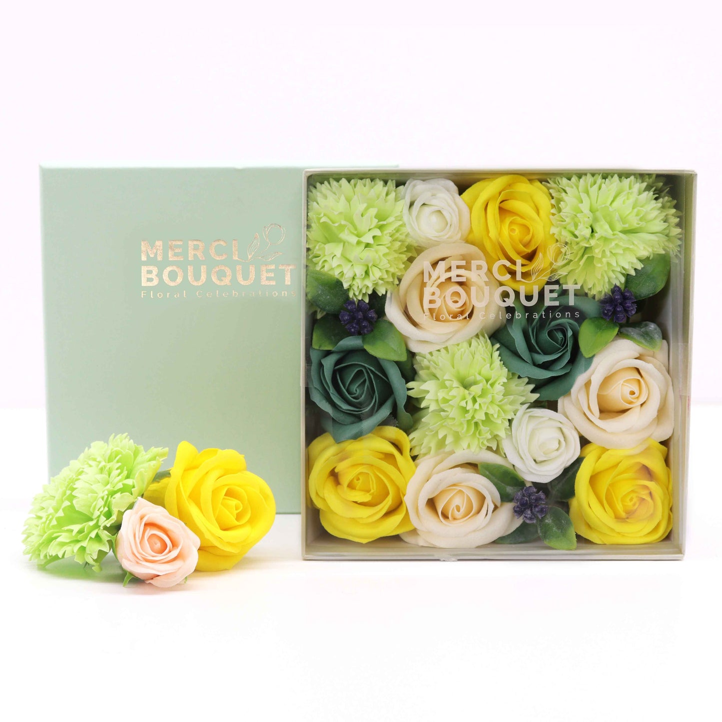 Caja de Rosas Eternas Primavera