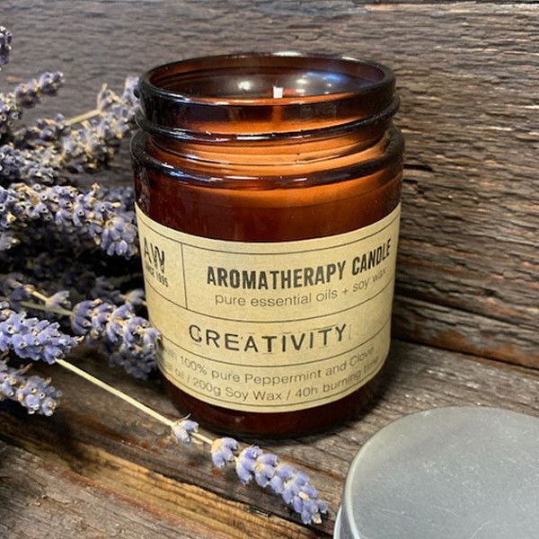 Vela Aromática · Menta & Clavo
