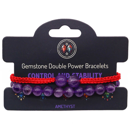Pulseras Doble Poder de Amatista