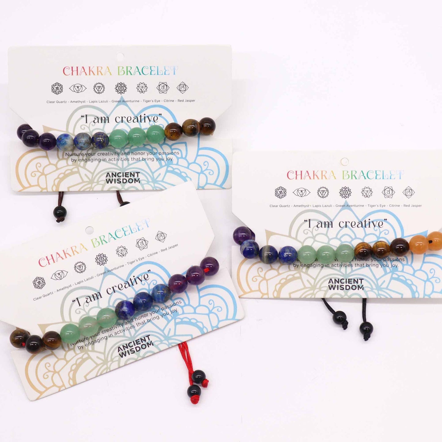 Pulsera de chakras – I am creative