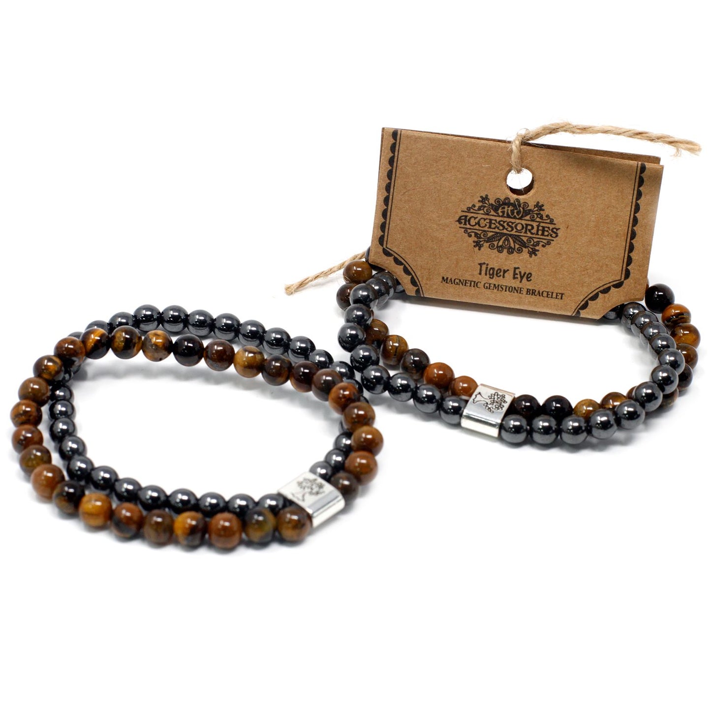 Pulsera de Piedras Magnéticas – Ojo de Tigre
