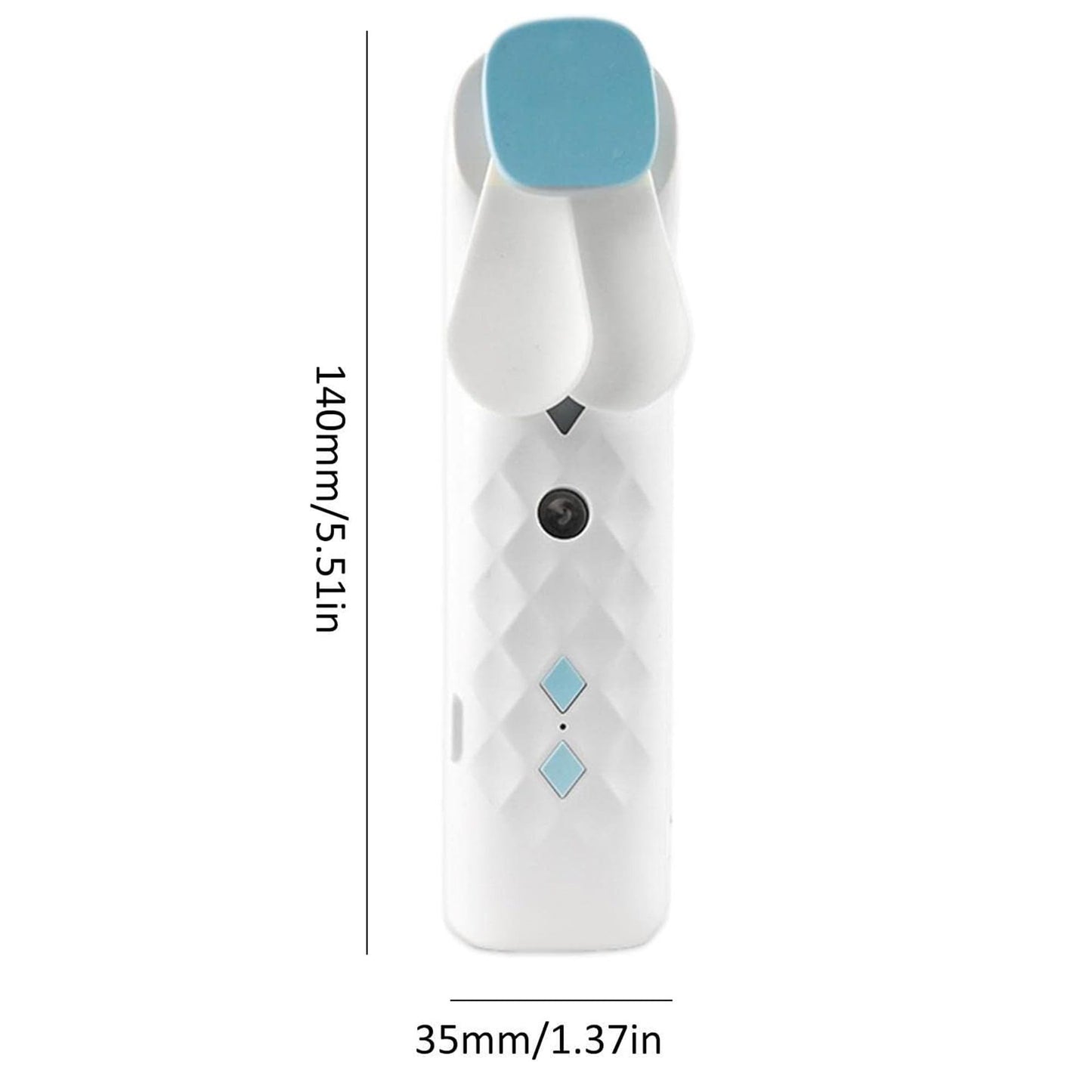 Ventilador y Pulverizador Facial Portátil USB – Refresca e Hidrata al Insta