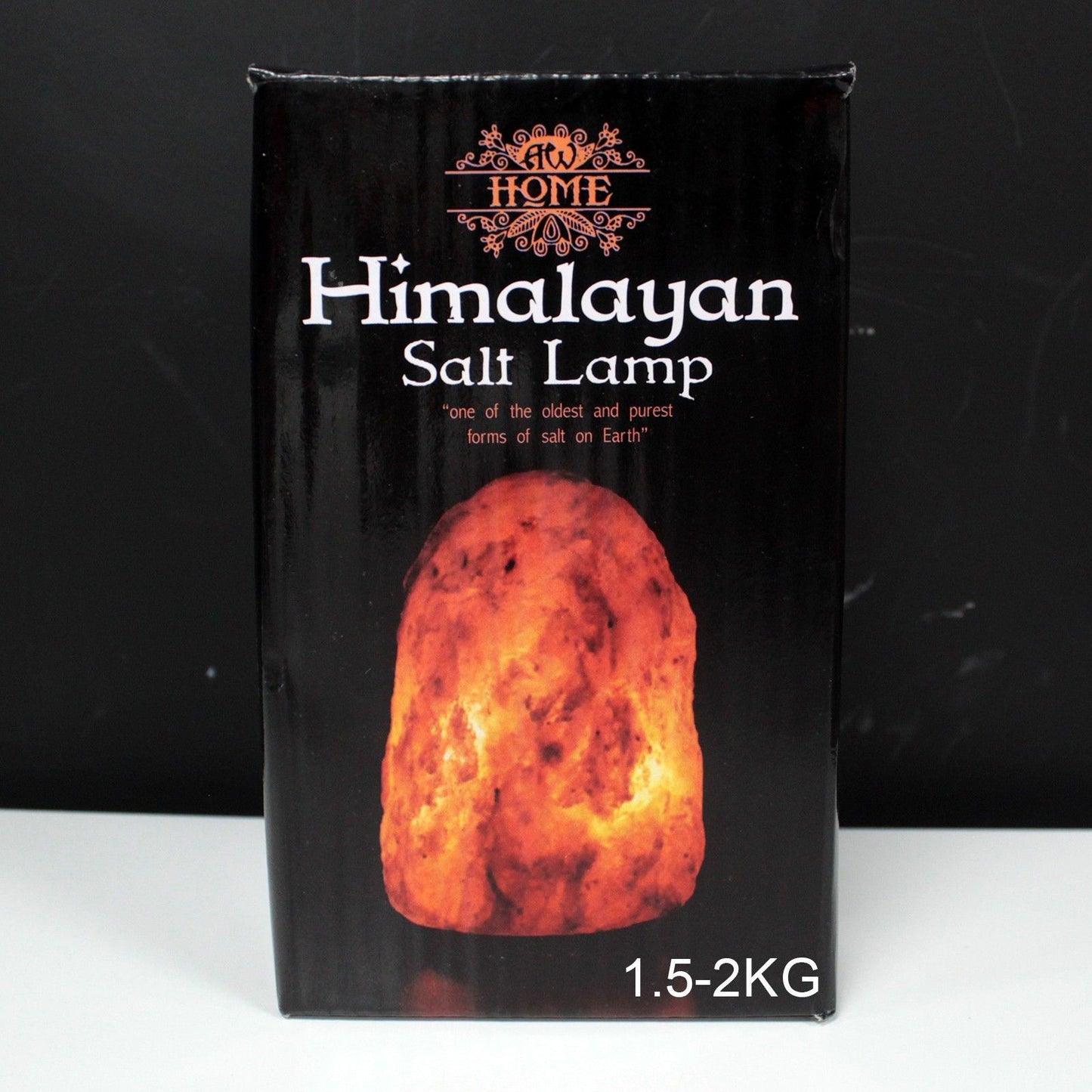 Lámpara de Sal Natural del Himalaya con Base – 1,5 a 2 kg