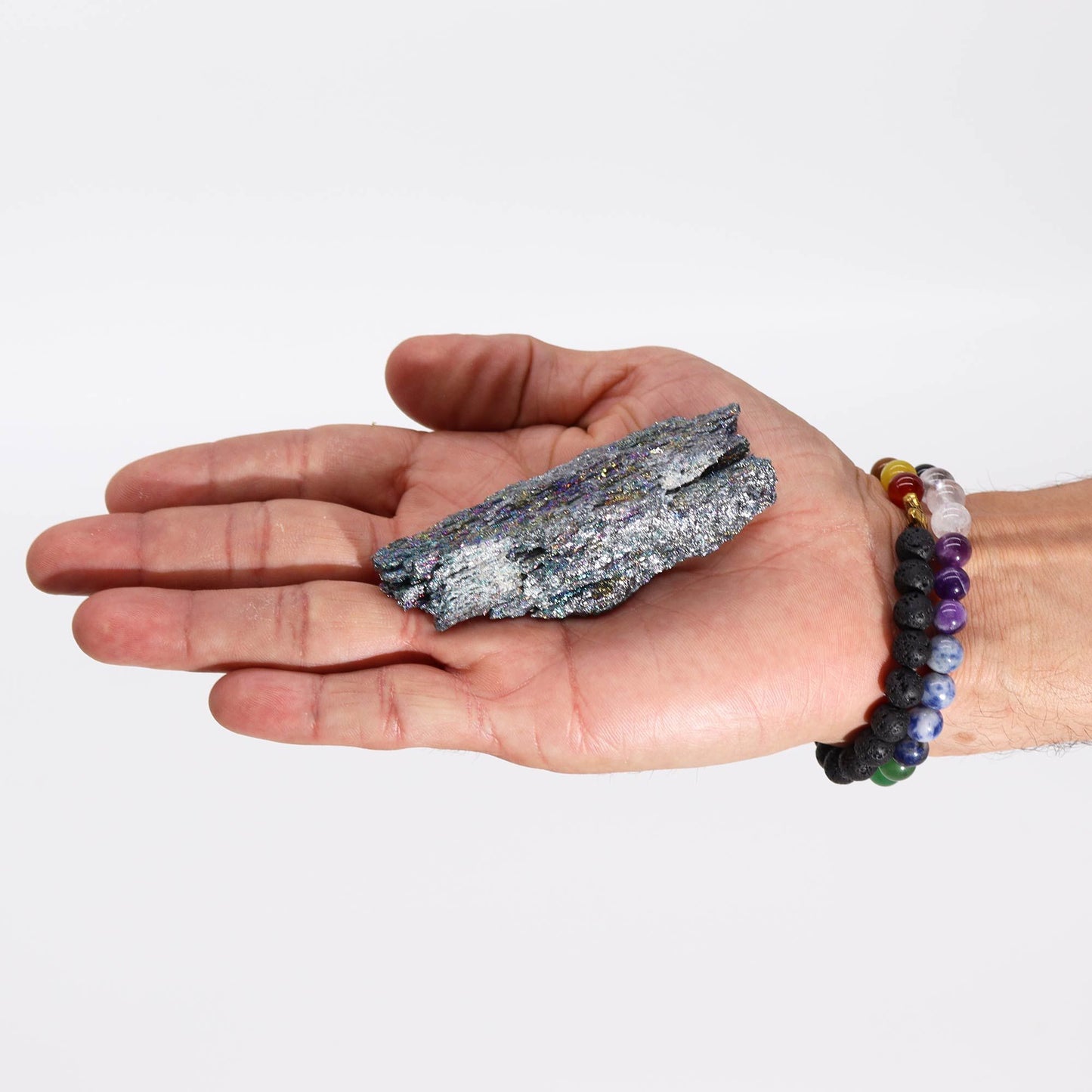 Titanio Natural Mejorado – Piedra de los Siete Chakras