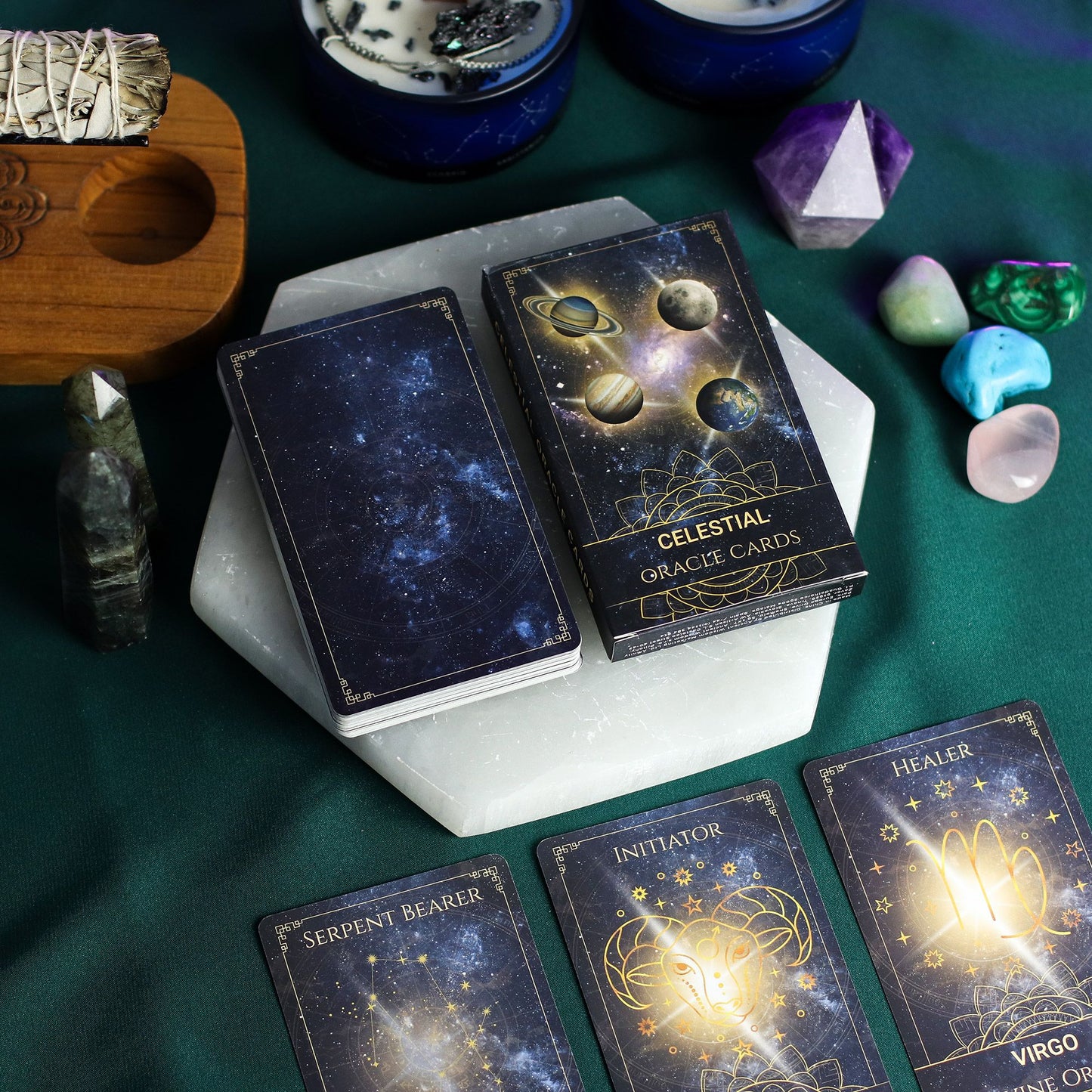 Cartas de Oráculo del Atlas de Energía Celestial – Baraja Espiritual