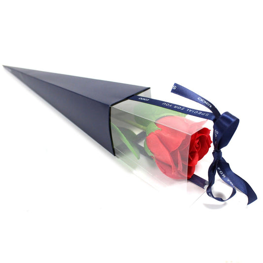 Rosa de jabón individual roja – Detalle perfumado para regalos y eventos