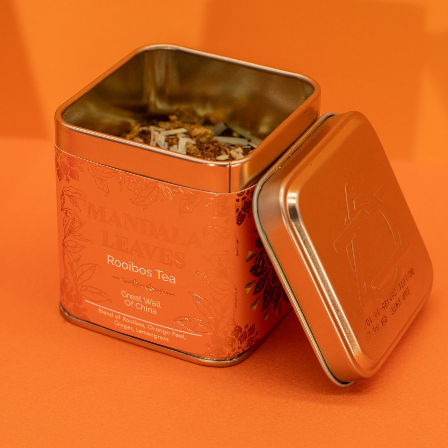 Rooibos ecológico Gran Muralla China con naranja, jengibre y hierba limón – 50 g