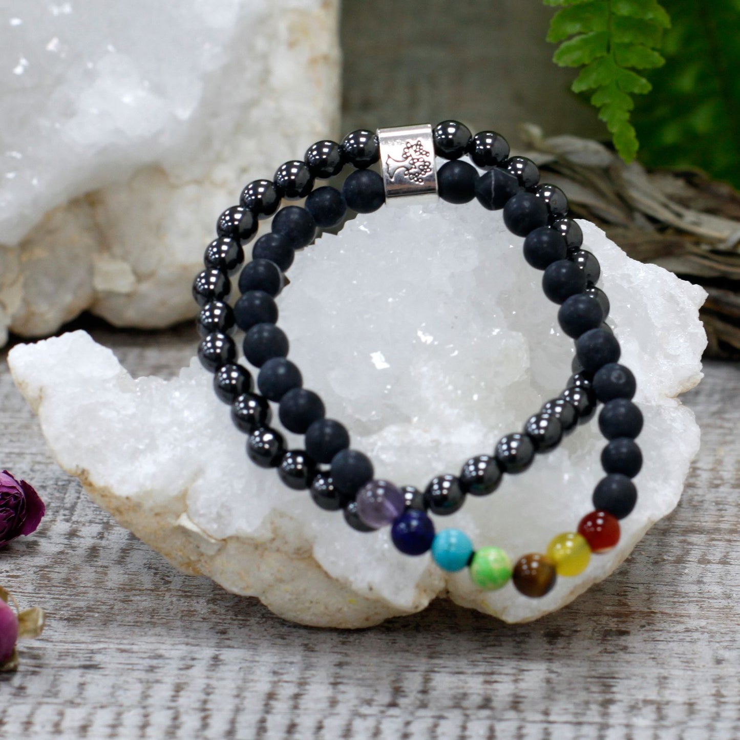 Pulsera de Piedras Magnéticas – Piedra Negra