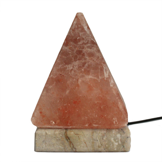 Lámpara de Sal del Himalaya USB – Pirámide 9 cm
