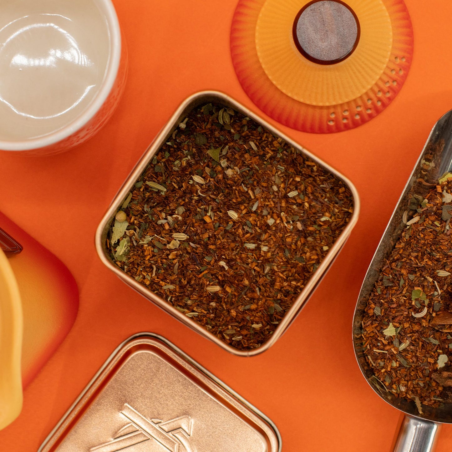 Rooibos ecológico Gran Muralla China con naranja, jengibre y hierba limón – 50 g