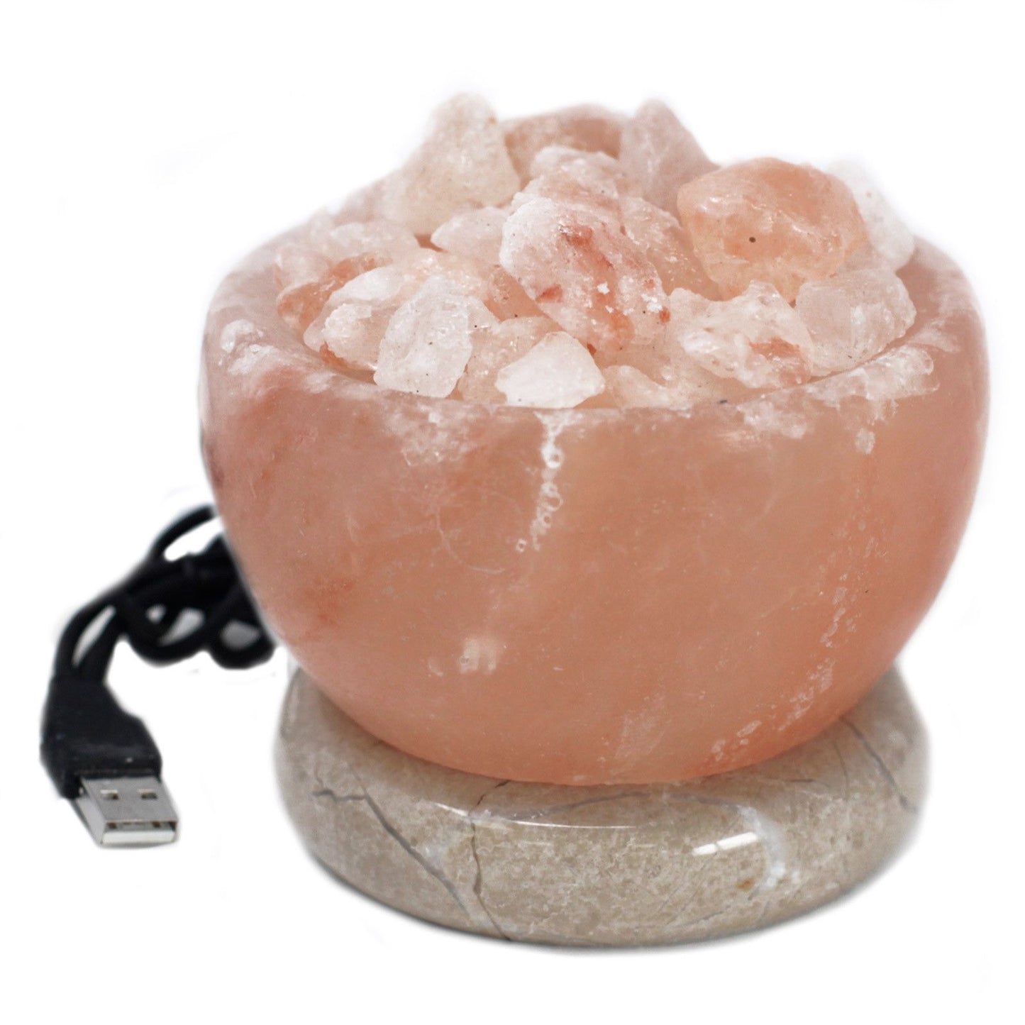 Lámpara de Sal del Himalaya USB (Cuenco de Fuego)