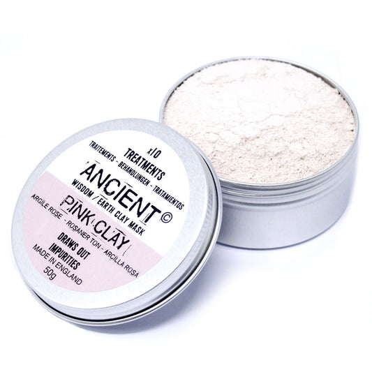 Mascarilla de Arcilla Rosa para Piel Seca y Sensible