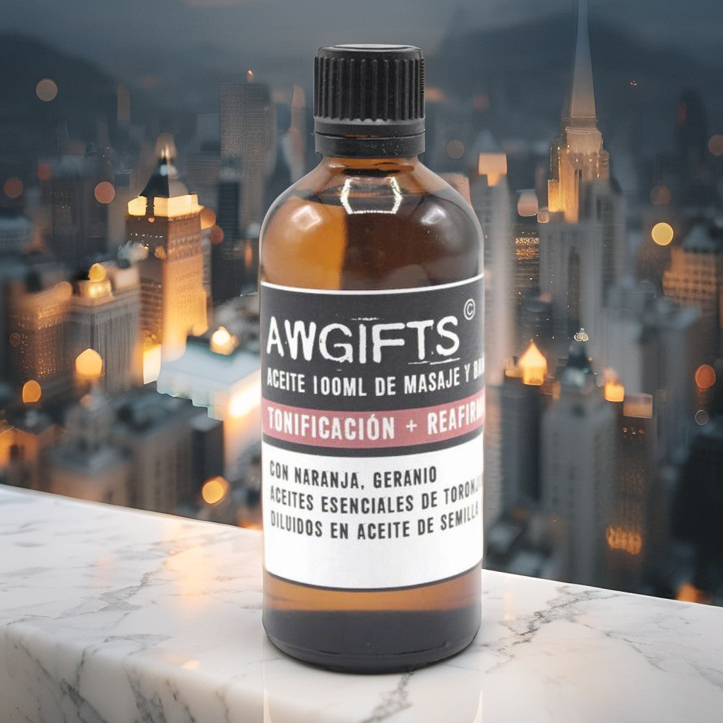 Aceite de Masaje  con Naranja y Geranio