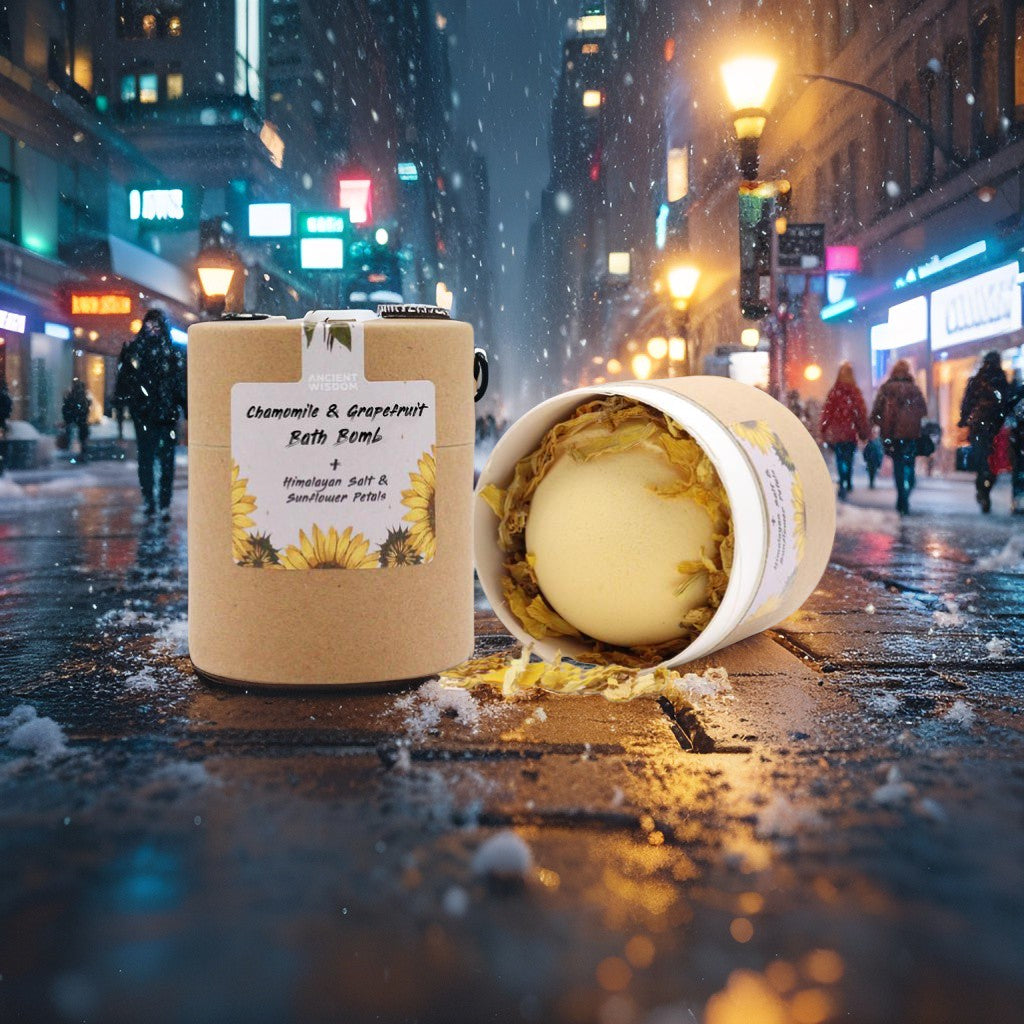 Chamomile and Grapefruit Bath Bomb