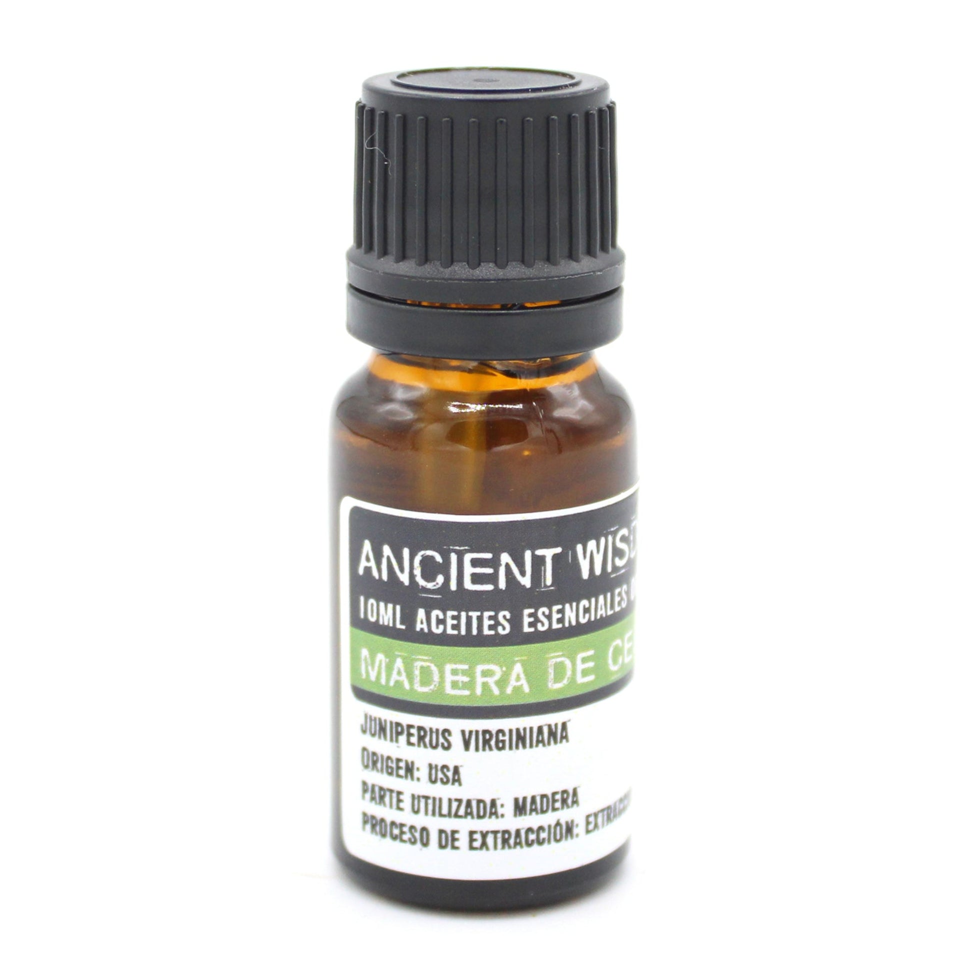 imagen de una botella de aceite esencial de cedro de 5ml
