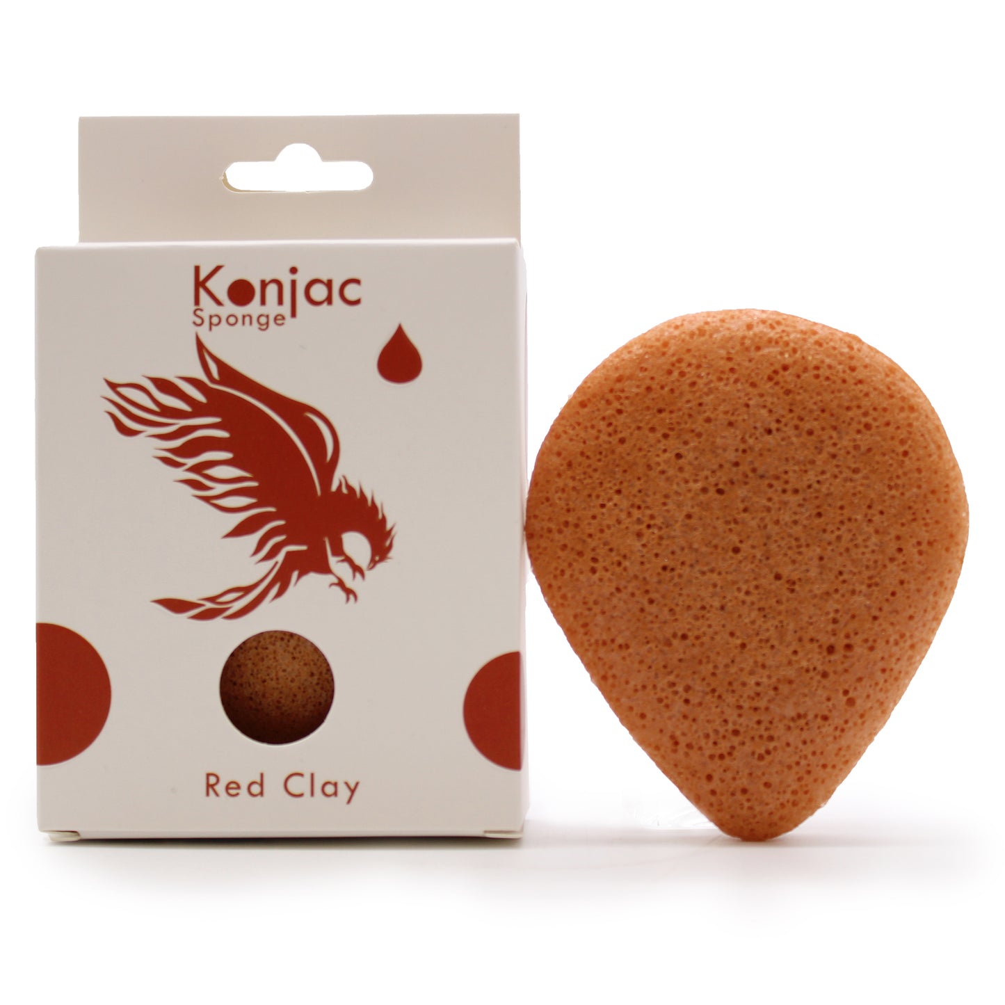 Esponja Konjac con Arcilla Roja