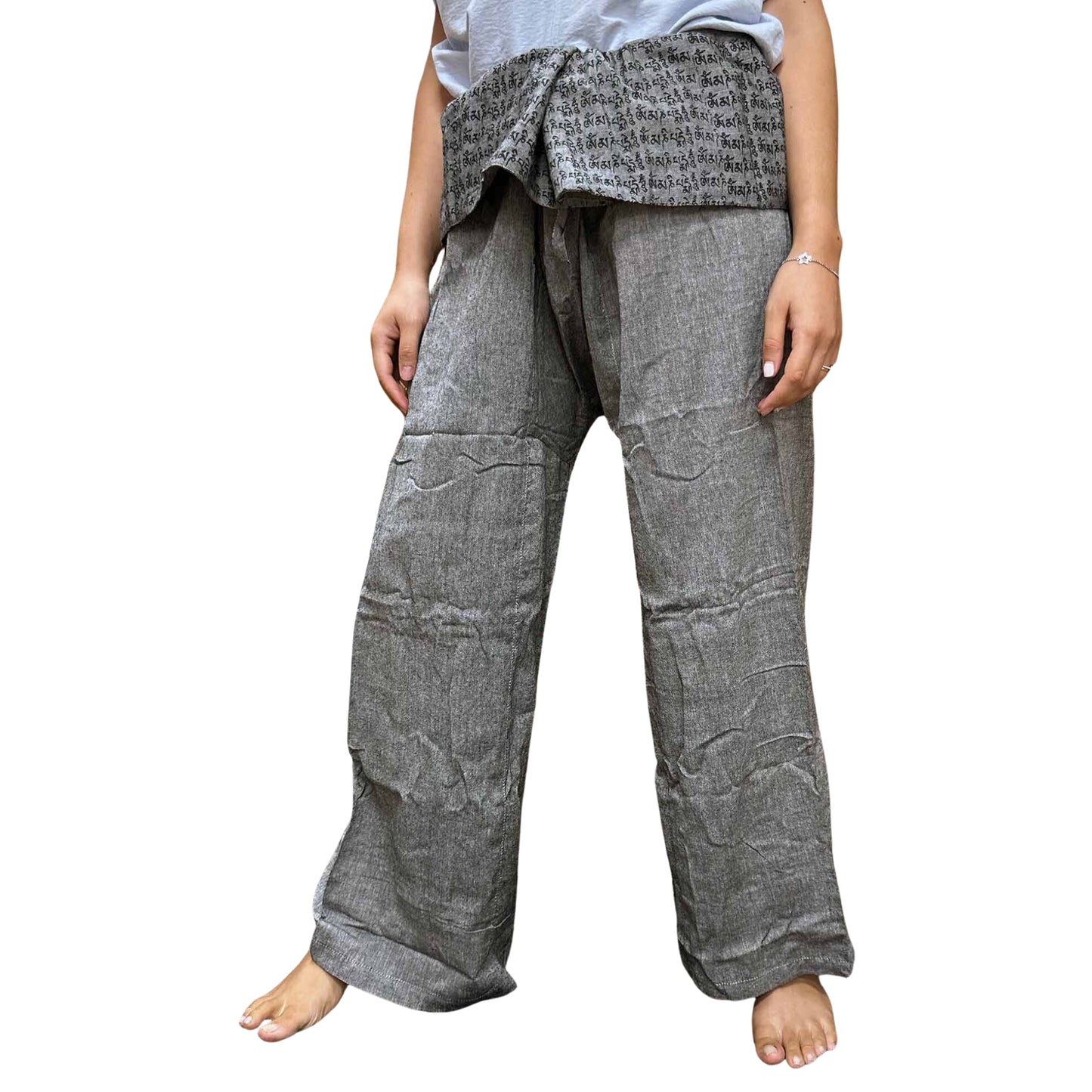 Pantalones Thai Mandala Mantra – Gris