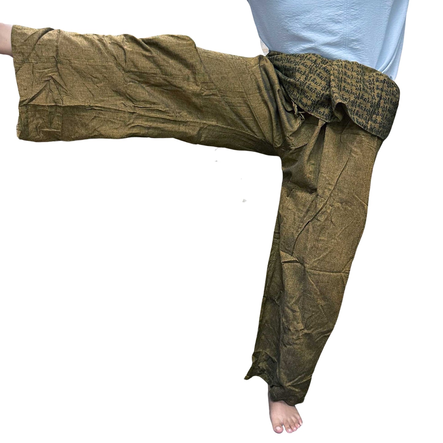 Pantalones Thai Mandala Naranja